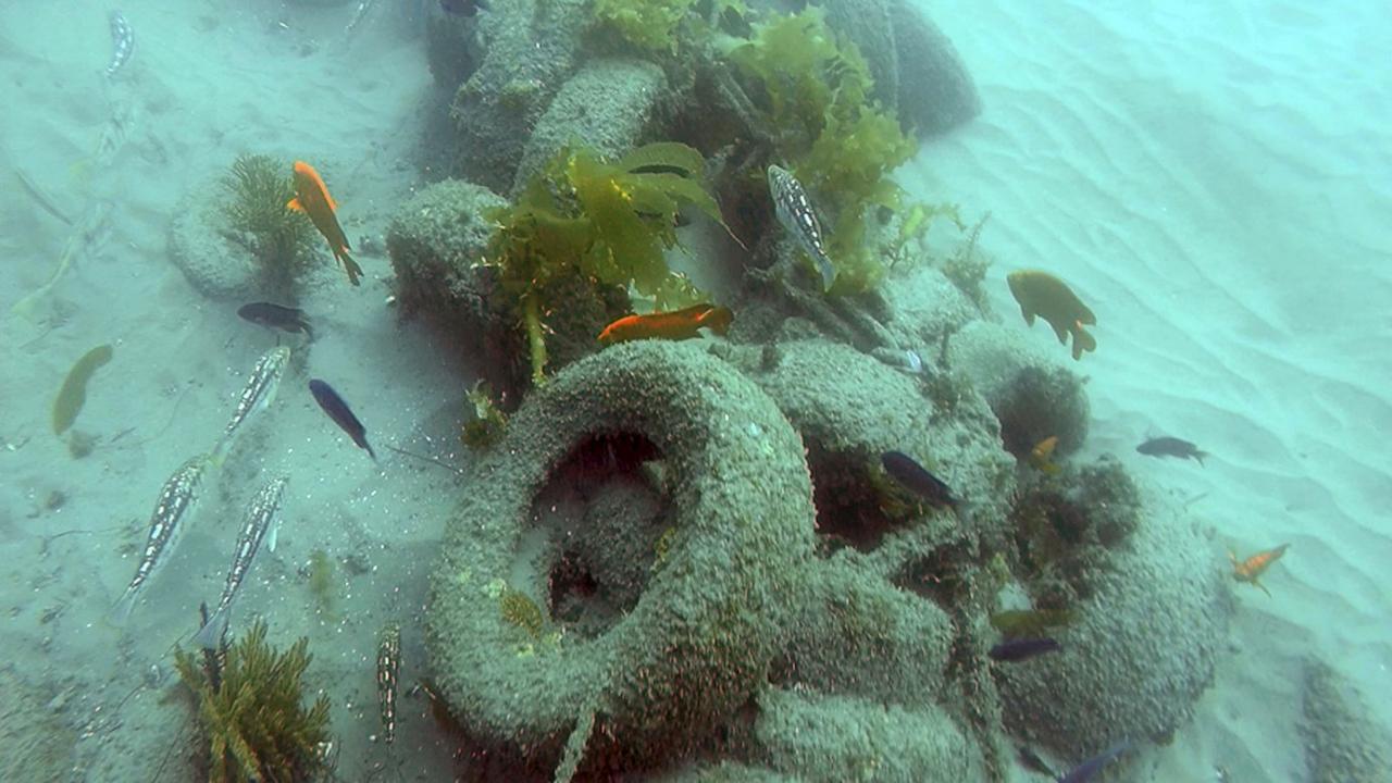 tires underwater
