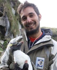 Ralph Vanstreels portrait with penguin